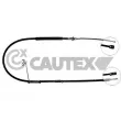 CAUTEX 088054 - Tirette à câble, frein de stationnement