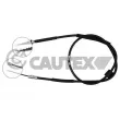 CAUTEX 088061 - Tirette à câble, frein de stationnement