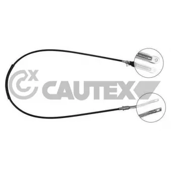 Tirette à câble, frein de stationnement CAUTEX 162939