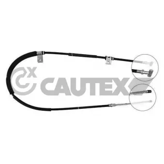 Tirette à câble, frein de stationnement CAUTEX OEM 4504100000000