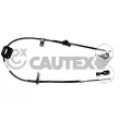 CAUTEX 168219 - Tirette à câble, frein de stationnement