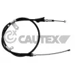 CAUTEX 168326 - Tirette à câble, frein de stationnement