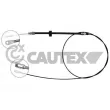 CAUTEX 188004 - Tirette à câble, frein de stationnement