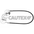 CAUTEX 188023 - Tirette à câble, frein de stationnement