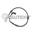 CAUTEX 201634 - Contact d'avertissement, usure des plaquettes de frein