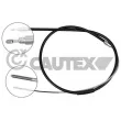 CAUTEX 208009 - Tirette à câble, frein de stationnement