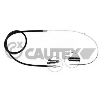Tirette à câble, frein de stationnement CAUTEX OEM 34401166234