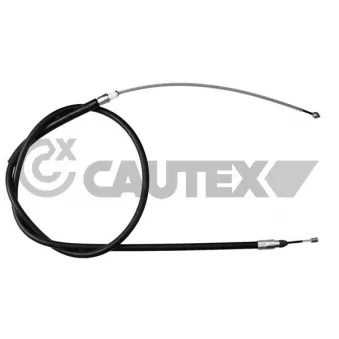 Tirette à câble, frein de stationnement CAUTEX 208026