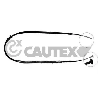 CAUTEX 218004 - Tirette à câble, frein de stationnement