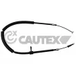 Tirette à câble, frein de stationnement CAUTEX [218014]
