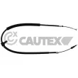 CAUTEX 218015 - Tirette à câble, frein de stationnement