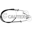 CAUTEX 248002 - Tirette à câble, frein de stationnement