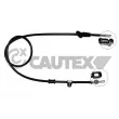 CAUTEX 258011 - Tirette à câble, frein de stationnement