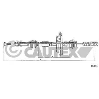 CAUTEX 465718 - Câble d'accélération