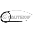 CAUTEX 467984 - Tirette à câble, frein de stationnement