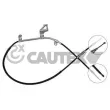 CAUTEX 468012 - Tirette à câble, frein de stationnement