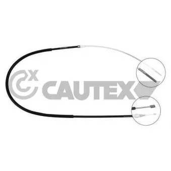 Tirette à câble, frein de stationnement CAUTEX OEM 6N0609721M