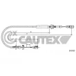 CAUTEX 468027 - Câble d'accélération