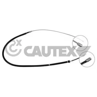 Tirette à câble, frein de stationnement CAUTEX 468037