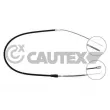 CAUTEX 468048 - Tirette à câble, frein de stationnement