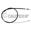 CAUTEX 468057 - Tirette à câble, frein de stationnement