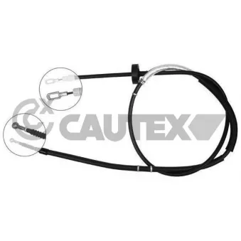 Tirette à câble, frein de stationnement CAUTEX OEM 8E0609721D