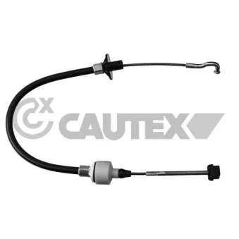 Tirette à câble, commande d'embrayage CAUTEX 481524 pour OPEL CORSA 1.2 - 60cv