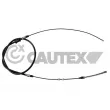 CAUTEX 487711 - Tirette à câble, frein de stationnement