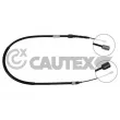 CAUTEX 489015 - Tirette à câble, frein de stationnement