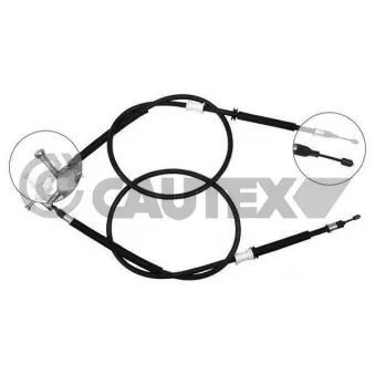 Tirette à câble, frein de stationnement CAUTEX OEM 24436467