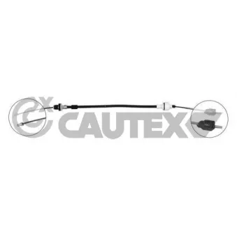 CAUTEX 489096 - Tirette à câble, commande d'embrayage
