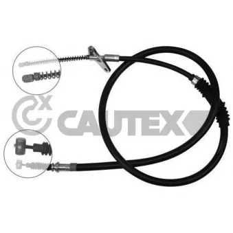 Tirette à câble, frein de stationnement CAUTEX OEM 91152687