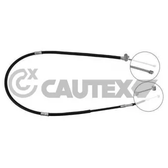 Tirette à câble, frein de stationnement CAUTEX OEM 4642002040