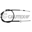 CAUTEX 708007 - Tirette à câble, frein de stationnement