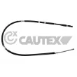 CAUTEX 708021 - Tirette à câble, frein de stationnement
