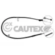 CAUTEX 708085 - Tirette à câble, frein de stationnement