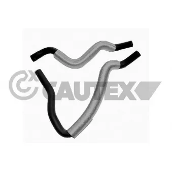 Tuyau, échangeur de chaleur (chauffage) CAUTEX 751875