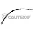 CAUTEX 752410 - Flexible de frein avant gauche
