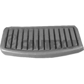 Revêtement de pédale, pédale de frein CAUTEX 752844