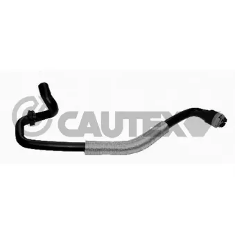 Tuyau, échangeur de chaleur (chauffage) CAUTEX 754404