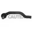CAUTEX 754931 - Rotule de barre de connexion avant gauche