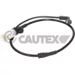 CAUTEX 755084 - Contact d'avertissement, usure des plaquettes de frein
