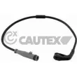 CAUTEX 755102 - Contact d'avertissement, usure des plaquettes de frein