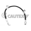 CAUTEX 756107 - Flexible de frein avant gauche