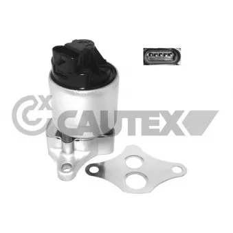 Vanne EGR, commande des gaz d'échappement CAUTEX OEM 17098361