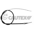Tirette à câble, frein de stationnement CAUTEX [760268]
