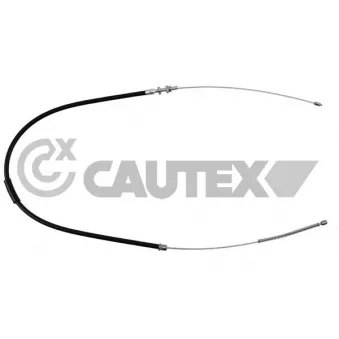 CAUTEX 760569 - Tirette à câble, frein de stationnement