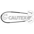 CAUTEX 760972 - Tirette à câble, frein de stationnement