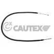 CAUTEX 760990 - Tirette à câble, frein de stationnement