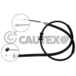 CAUTEX 761015 - Tirette à câble, frein de stationnement